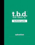 T.B.D.: Think. Believe. Do. / Salvation / Grades 9-12 / Facilitator Guide