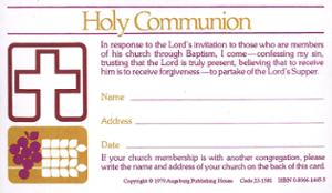 Holy Communion Card, 100/pkg