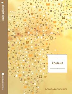 Romans Learner Session Guide: Books of Faith
