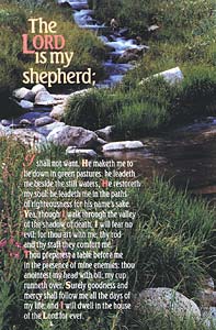 The Lord is My Shepherd: Funeral Bulletin: Quantity per package: 100