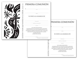 Certificate Download, First Communion (Spanish)
