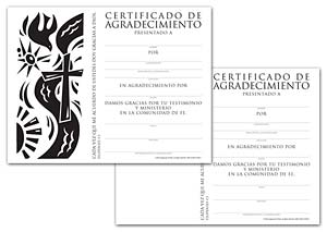 Certificate Download, Appreciation (Spanish)