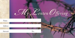 Crown Him the Lord of Love: Lenten Offering Envelope: Quantity per package: 100