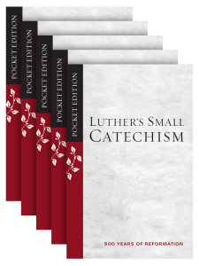 Luther's Small Catechism, Pocket Edition 5/pkg