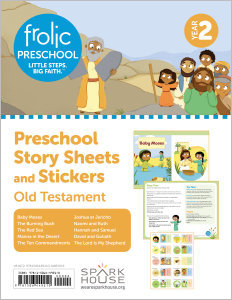 Frolic Preschool / Old Testament / Year 2 / Ages 3-5 / Story Sheets and Stickers