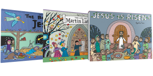 Pop-Up Book Bundle: Easter, Christmas, Martin Luther