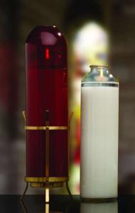 Candle Sacralite® 14-Day Glass Bottle Style Sanctuary Light CTN 9
