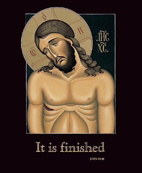 It is finished: Good Friday Bulletin, Large Size: Quantity per package: 100