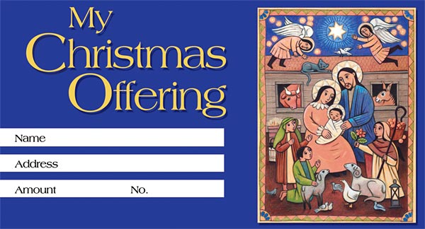Joy to the World: Christmas Offering Envelope: Quantity per package: 100