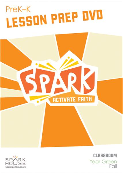 Spark Classroom / Year Green / Fall / PreK-K / Lesson Prep Video DVD