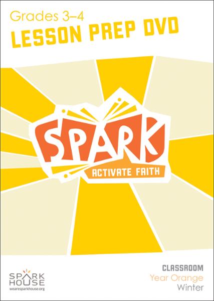 Spark Classroom / Year Orange / Winter / Grades 3-4 / Lesson Prep Video DVD