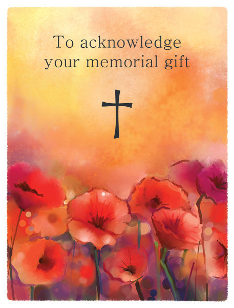 Memorial Acknowledgment Cards 