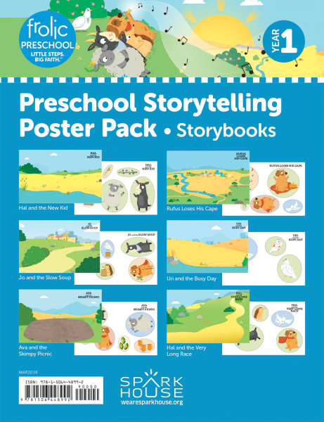Frolic Preschool / Storybooks / Year 1 / Ages 3-5 / Storytelling Posters